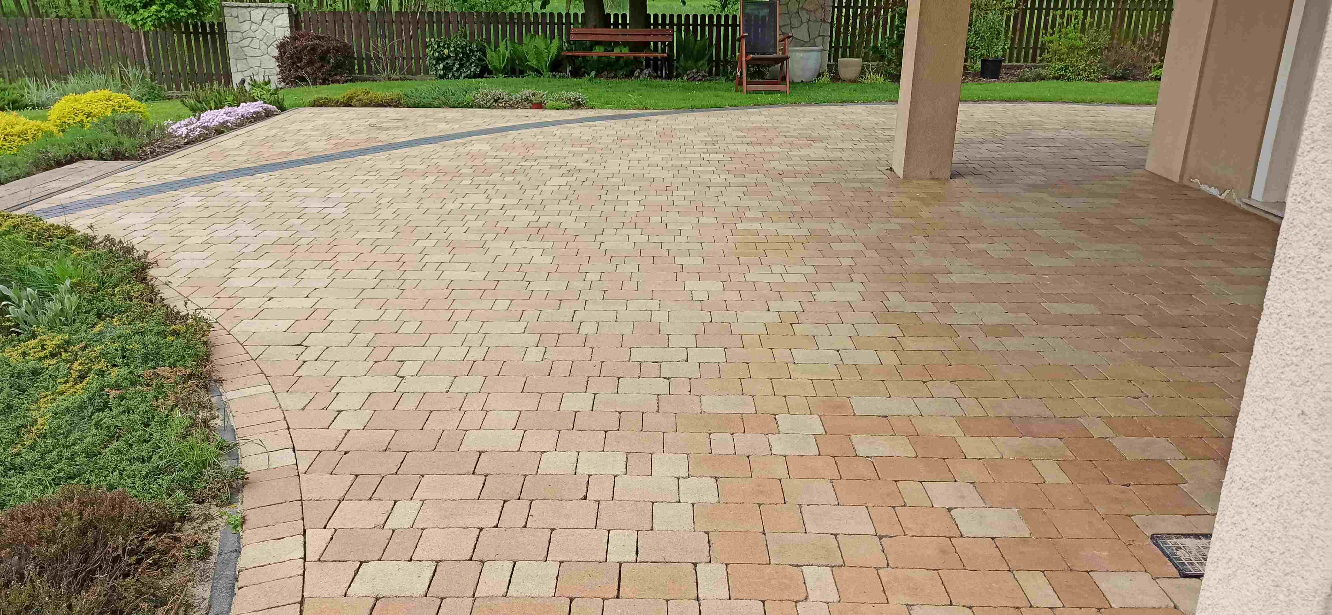 kostka-brukowa barwy jesieni